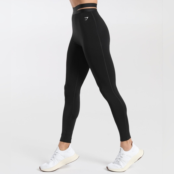 GYMSHARK | NWT Strappy Waistband Leggings (Small) - Picture 2 of 7